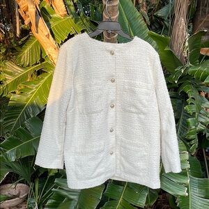 H&M boucle  or tweed jacket